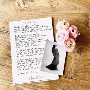 Handwritten Lyric Sheet